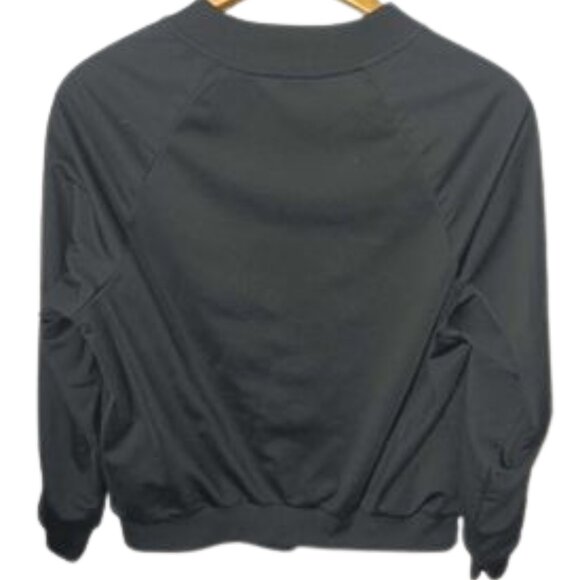 Torrid Active Black w/White Stripe Track Jacket Size 0 (L/12) - Picture 2 of 10